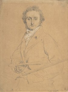 Niccolò Paganini by Jean Auguste Dominique Ingres