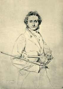 Paganini, Rome, 1819, 1943 by Jean Auguste Dominique Ingres