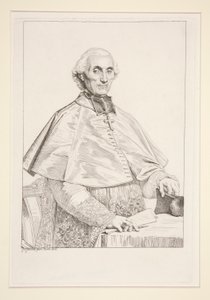 Portrait of Gabriel Courtois de Pressigny by Jean Auguste Dominique Ingres