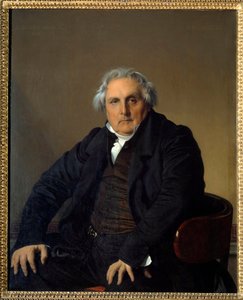 Portrait of Monsieur Louis Francois Bertin (1766-1841) Called Bertin the Elder, Founder of the Journal des Debats. Painting by Jean Auguste Dominique Ingres (1780-1867)