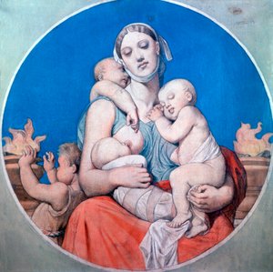 Study for the stained glass in the Chapelle Saint Ferdinand