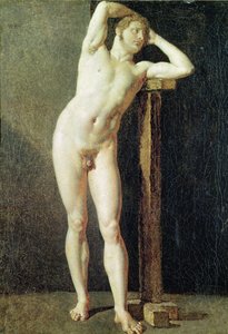 Study of a Man, c.1801 by Jean Auguste Dominique Ingres
