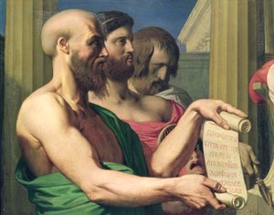 The Greek Tragedians, study for 