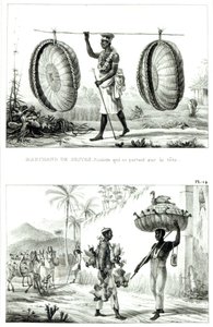Head baskets and a poultry seller, from 