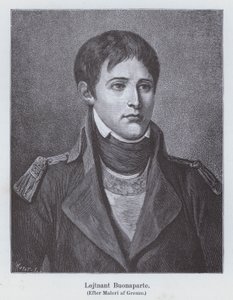 Napoleon Bonaparte as a Young Lieutenant of Artillery, c1785