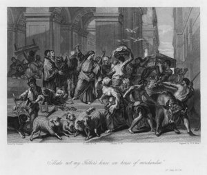 The Profaners expelled from the Temple, St John II