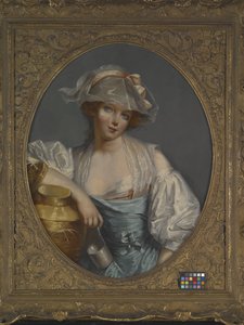 A Young Maid by Jean Baptiste (school of) Greuze