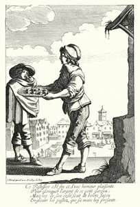 The Pie Seller by Jean Baptiste Alexandre (after) Le Blond