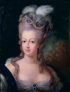Portrait of Queen Marie Antoinette of France by Jean Baptiste Andre Gautier D