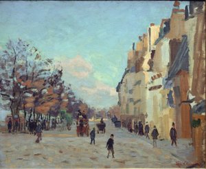 Quai de la gare in Paris, snow effect