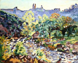 Ruins of the Chateau, Crozant, c.1905 by Jean Baptiste Armand Guillaumin