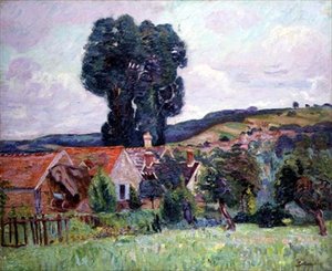 The Hamlet by Jean Baptiste Armand Guillaumin