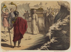 Crossing the Jordan by Jean Baptiste Auguste Leloir