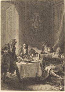 The Glutton by Jean Baptiste Blaise Simonet after Jacques Louis François Touzé