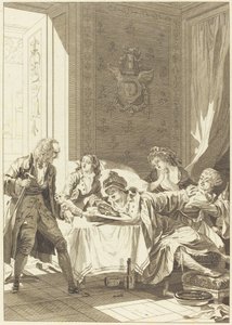 The Glutton by Jean Baptiste Blaise Simonet after Jacques Louis François Touzé