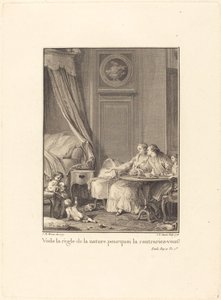 This is the Rule of Nature, Why Do You Contradict It? by Jean Baptiste Blaise Simonet after Jean Michel Moreau