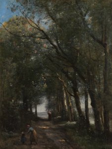 A Lane through the Trees, ca. 1870-73 by Jean Baptiste Camille Corot