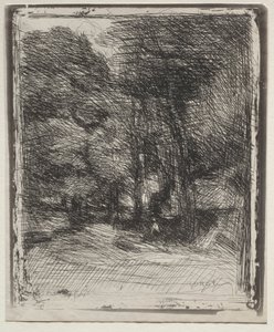 A Souvenir of the Bas-Bréau by Jean Baptiste Camille Corot