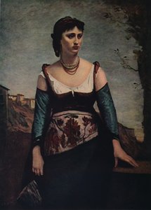 Agostina by Jean Baptiste Camille Corot