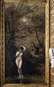 Diana Bathing by Jean Baptiste Camille Corot
