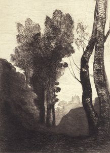 Environs of Rome, 1866 by Jean Baptiste Camille Corot
