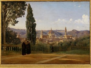 Florence, seen from the Boboli Gardens by Jean-Baptiste-Camille Corot