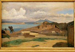 Ischia, seen from the slopes of Mount Epomeo by Jean-Baptiste-Camille Corot