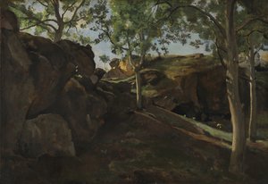 The Chestnut Grove, 1830-40 by Jean Baptiste Camille Corot