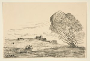 The Outlying Fort by Jean Baptiste Camille Corot