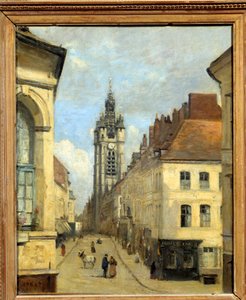 The Belfry of Douai by Jean Baptiste Camille Corot