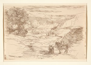 The Wandering Knights by Jean Baptiste Camille Corot