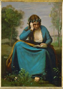 The Muse of Virgil by Jean-Baptiste-Camille Corot