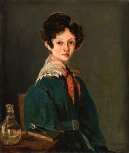 Mme Lemaistre, née Blanche Sennegon, Niece of Corot by Jean Baptiste Camille Corot