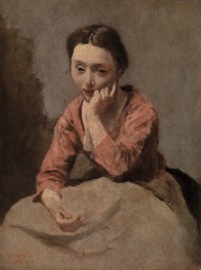 Pensive Young Woman