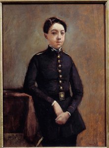 Portrait of Collegian Abel Chambaud by Jean Baptiste Camille Corot