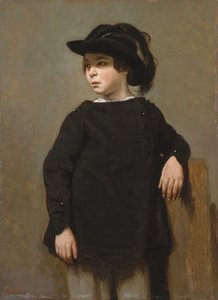 Portrait of a Child by Jean Baptiste Camille Corot