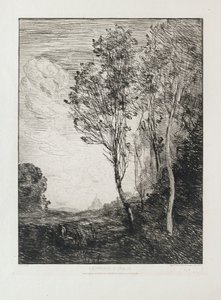 Souvenir of Italy by Jean Baptiste Camille Corot