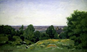 Souvenir of the Ardennes by Jean Baptiste Camille Corot