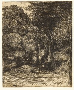 Souvenir of Bas-Bréau by Jean Baptiste Camille Corot
