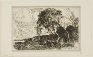 Souvenir of the Fortifications of Douai by Jean Baptiste Camille Corot