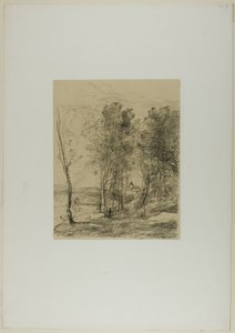 The Bell Tower of St. Nicolas-lez-Arras by Jean Baptiste Camille Corot