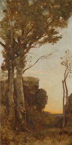 The Four Times of Day (Morning) by Jean-Baptiste-Camille Corot