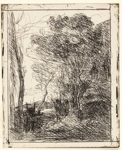 The Gallic Clearing by Jean Baptiste Camille Corot