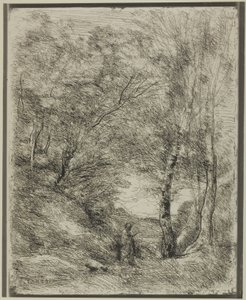 The Gardens of Horace by Jean Baptiste Camille Corot