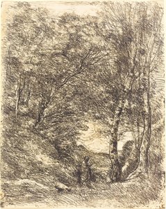 The Gardens of Horace by Jean Baptiste Camille Corot