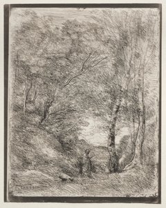 The Gardens of Horace by Jean Baptiste Camille Corot