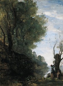 The Happy Isle by Jean Baptiste Camille Corot