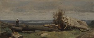 The Plain of La Beauce by Jean Baptiste Camille Corot
