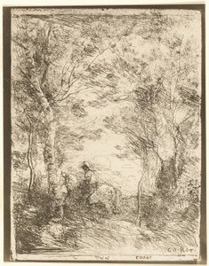 The Rider in the Woods, small plate