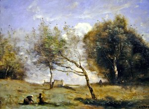 The Surroundings of the Little Farm by Jean Baptiste Camille Corot